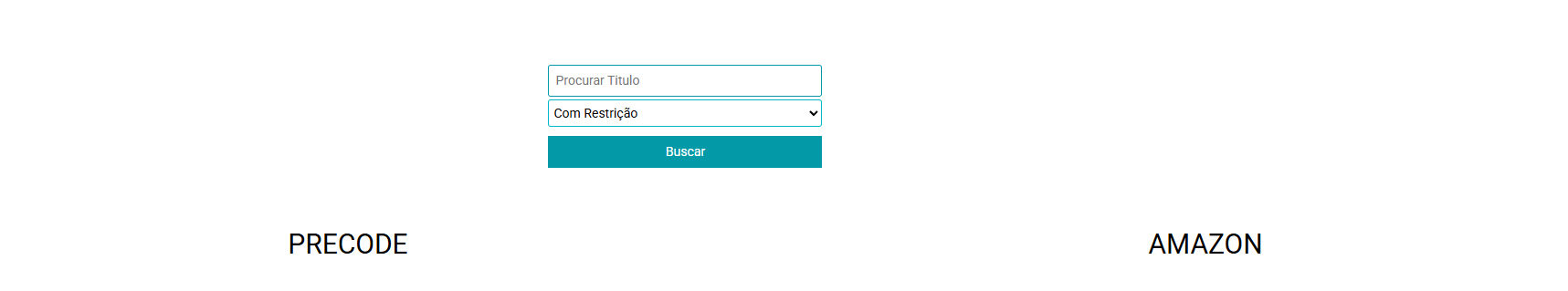 Detalhe de item com restrição na visão Seller x Amazon